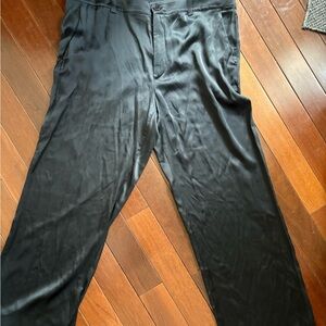 Women’s wide leg Zara  pants – silk